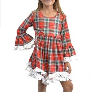 Plaid Holiday dress NIB